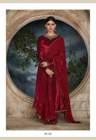 Varsha Velvet Izzara Embroidered Collection – Designer Festive Salwar Kameez for Winter