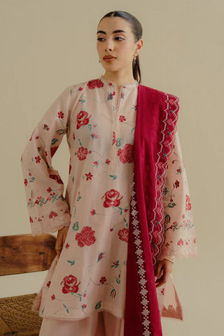 Coco By Zara Shahjahan Lawn Collection -Rose Pink Suit