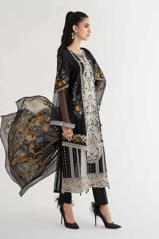 Black & Yellow Maria B Luxury Lawn Collection 2024