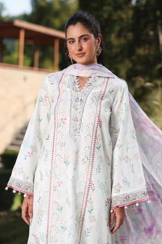 Printkaari Lawn 26 Raaya by Rangrasiya- Powder Green Suit
