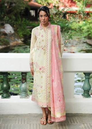 Qalamakar Q Prints Lawn Collection-Beige Pink Suit