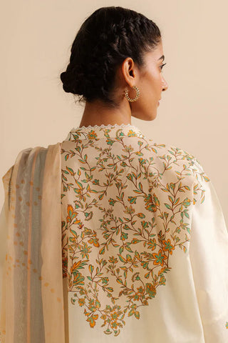 Coco Prints By Zara Shahjahan Prints Collection-Ivory