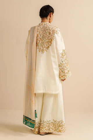 Coco Prints By Zara Shahjahan Prints Collection-Ivory