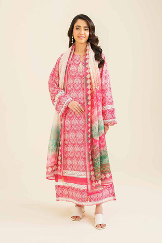 Nishat Linen Lawns 2024: Fine Lawn 2 piece Collection with Printed Shirts and Dupattas