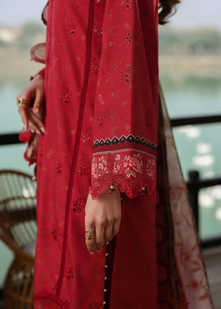 Sardinia Lawn Festive Collection - Red Suit