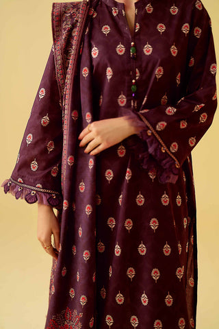 2 Piece Set in Purple- Nishat Linen 2024 Collection