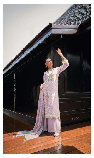 Varsha Ranjhaa Designer Exclusive Muslin Collection-Mauve Suit