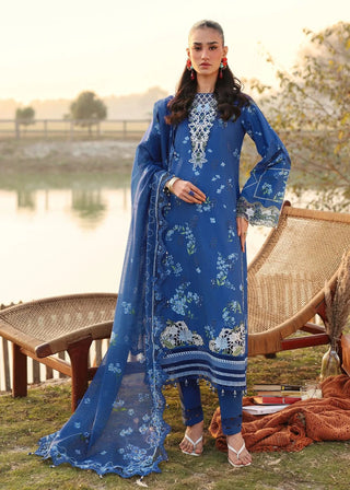Sardinia Festive Lawn Collection -Electric Blue Suit