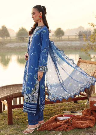 Sardinia Festive Lawn Collection -Electric Blue Suit