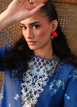 Sardinia Festive Lawn Collection -Electric Blue Suit
