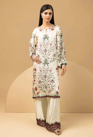Adan Libas Printed Shamoz Silk 2-Piece Co-Ord Set Collection | Winter Elegance