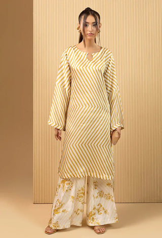 Adan Libas Printed Shamoz Silk 2-Piece Co-Ord Set Collection | Winter Elegance