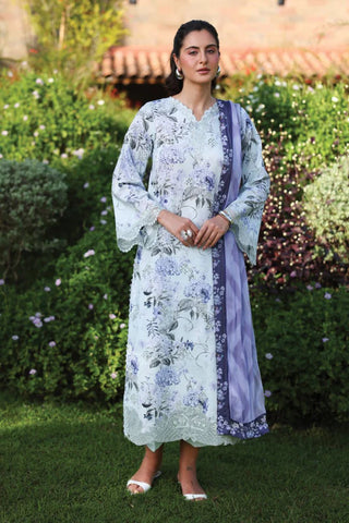 Printkaari Lawn 26 Raaya by Rangrasiya- Powder Blue Suit