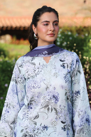 Printkaari Lawn 26 Raaya by Rangrasiya- Powder Blue Suit