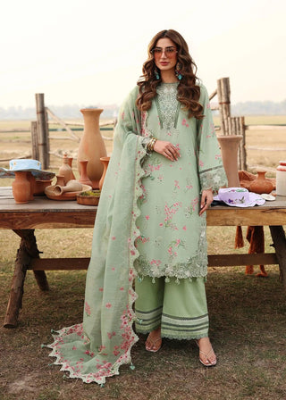 Sardinia Festive Lawn Collection -Mint Green  Suit