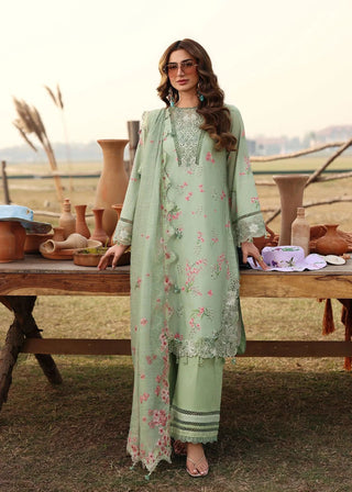 Sardinia Festive Lawn Collection -Mint Green  Suit