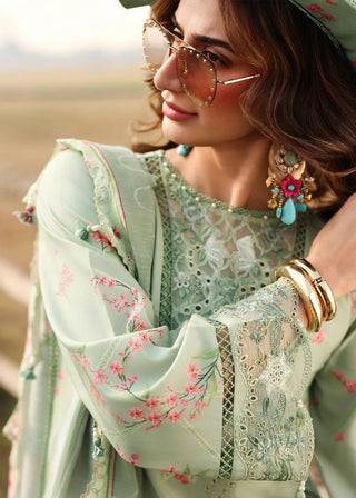 Sardinia Festive Lawn Collection -Mint Green  Suit