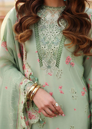 Sardinia Festive Lawn Collection -Mint Green  Suit