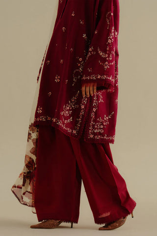 Yana Red- Coco Lawn 2025 by Zara Shahjahan